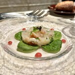 Restaurant L’Esprit De Chevalier - [Premir]
                        あわび、オマール海老、帆立のタルタル仕上げ キャヴィア添え