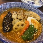 SOUP CURRY & NFT ART SHANTi - 牡蠣と帆立のスープカレー（辛さ５）