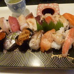 かねとも寿し - 最特上寿し　2013.12.17