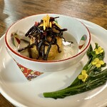 お食事処 だんらん日和 - 本日のランチ(¥1,980) 副菜：海鮮がんもの長ひじきあん