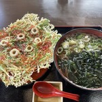 Sembon Zakura - 六文銭かき揚げ蕎麦(大盛)￥1450