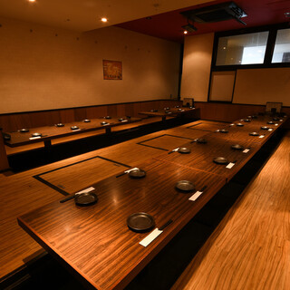 Banquet for up to 40 people! Comfortable and relaxing sunken kotatsu seats