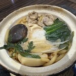 そば三昧 - 【2024.1.16(火)】なべ焼きうどん（並盛）880円