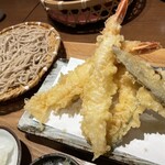 そばと天ぷら 石楽  - 冬の天ぷらゴボウが美味しかった！！