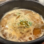 Onsen Tsukemen Ishin - あっつあつのスープ