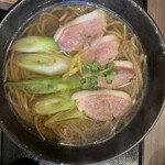 Tojou Soba Sachimatsudo - 北海道産の鴨肉と地元の矢切ネギ