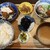 食堂新 - 料理写真:鯖の黒煮牡蠣フライ定食