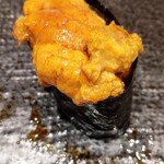 新橋 天鮨 - ムラサキウニ