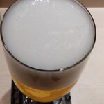 新橋 天鮨 - アサヒプレミアム生ビール熟撰