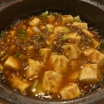 ビストロチャイナ 蜜柑 - 麻婆豆腐土鍋仕立て 四川花椒の香り