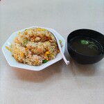 鶴廣 - チャーハン＆スープ850円