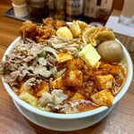 タンメン　ニュータマヤ - 味噌大陸ワイルド(全増し)(肉増し,味玉,バター)