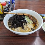 まつや食堂 - 岩海苔ラーメン近景。