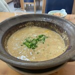 寿多庵 - おじや2人前　食べ終わった鍋を回収して作ってくれます。