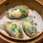 添好運 - 2024.1 海老とニラの蒸し餃子（748円）