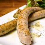 Homemade sausage with basil and lemon flavor (2 pieces)