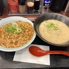 炒王 - 肉あんかけ炒飯+半ラーメン