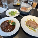 ベーカリー&レストラン沢村 - SAWAMURAビーフシチュー、ポーク肩ロース肉のグリル