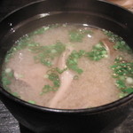 味乃 じゃんぼ - 【2013年11月23日一人訪問】　つみれのお味噌汁