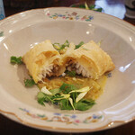 il tram - スズキと舞茸のラグーのパイ包み