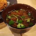 とんかつ 七十朗 - 赤だしサイコー