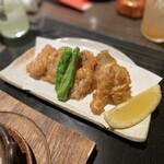 玄品 本町 ふぐ・うなぎ・かに料理 - フグ皮のからあげ