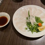 玄品 本町 ふぐ・うなぎ・かに料理 - てっさ　一人前