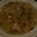 ぼうの - 鉄鍋ご飯に鰯のつみれ汁をかけて