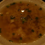 ぼうの - 鉄鍋ご飯にはやっぱりだし汁でお茶漬け風に