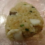 ぼうの - 真鯛と茸の鉄鍋ご飯のお握り