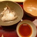 味 ふくしま - あらの酒蒸し　ポン酢で頂きます