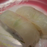 うまか亭 - ここら辺の回転では貴重な活真鯛！抜群に旨い！（\260）