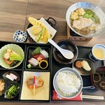 お食事処 扇 - 松花堂弁当¥1997-