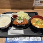 松のや - 鬼おろしポン酢ロースカツ定食 豚汁 アプリクーポン140円引