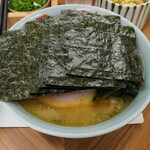 家系ラーメン 近藤家 - チャーシューメン 中盛1100円、海苔増し100円