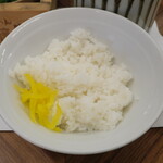 家系ラーメン 近藤家 - 半ライス 100円