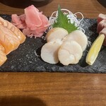 酒と魚と炙焼 新宿ろじ - 炙り刺身3種
