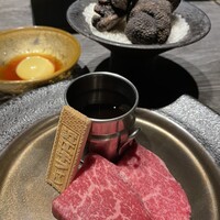 牛に金棒 麻布十番 - フィレトリュフすき焼き