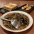 中国料理東北大冷麺 - 料理写真:なすの黒酢炒め＆えび団子焼き＆パン