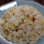 玉井食堂 - 半炒飯　パラパラではないが美味しかった