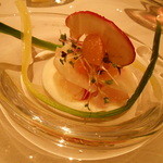 レストラン エテルニテ - オマールと帆立とりんごのキャラメリーゼ