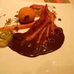 レストラン エテルニテ - 新潟産青首鴨のサルミソース