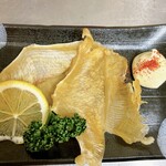 居酒屋 和華 - えいひれ炙り