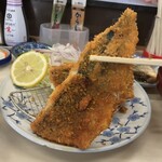 はまべ - はまべ(千葉県富津市金谷)地魚フライ定食