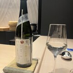 鮨 にし岡 - 播州山田錦50%精米しぼりたて(新潟加茂錦酒造)