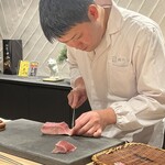 鮨 にし岡 - メジ鮪