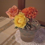 スコット - 卓上の花