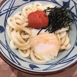 丸亀製麺 - 明太釜玉うどん