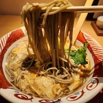 新潟名物布のり蕎麦とおいしい酒菜 きなせや. - 湯葉卵とじそば