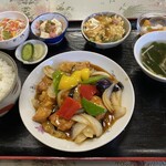 中国料理 頤和園 - ニョーボー殿のイワエンセット＂すぶた"